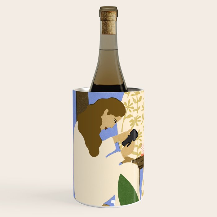People used to talk to each other Wine Chiller Gallery Image 2