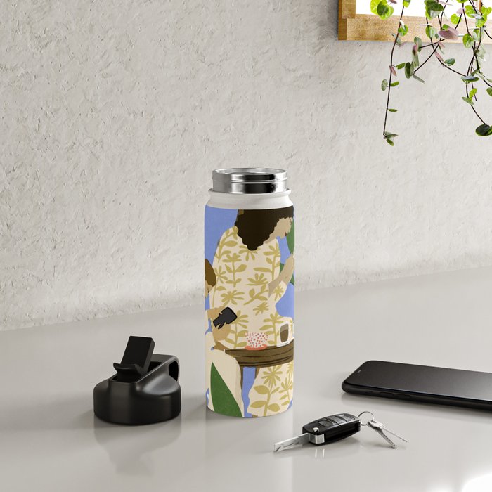 People used to talk to each other Water Bottle Gallery Image 4