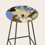 People used to talk to each other Stool Gallery Image 2