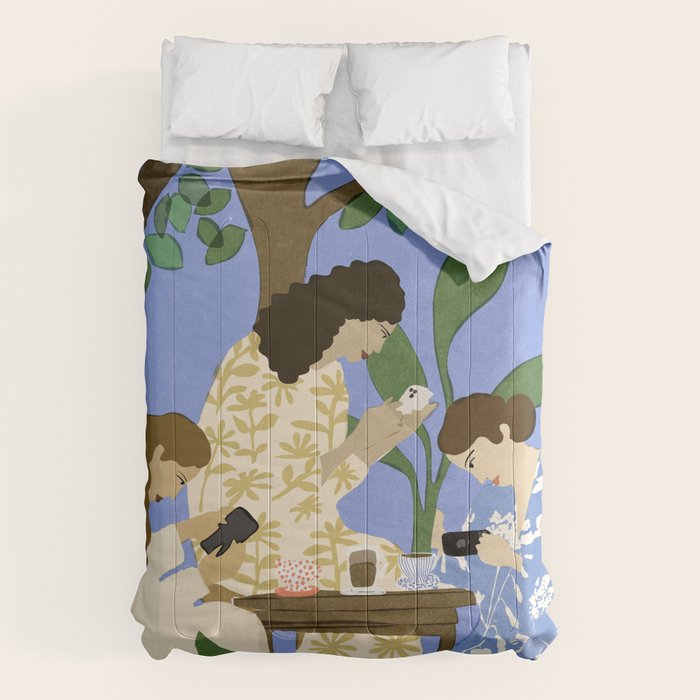 People used to talk to each other Comforter Gallery Image 1