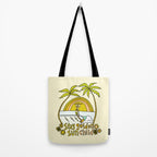 stay golden sun child surf dude //retro surf art by surfy birdy Tote Bag Gallery Image 2