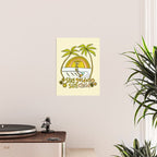 stay golden sun child surf dude //retro surf art by surfy birdy Poster Gallery Image 2