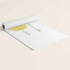 two abstract dandelions watercolor Yoga Mat Gallery Image 2