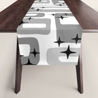 Retro Mid Century Modern Abstract Pattern 241 Table Runner Gallery Image 1