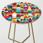 Abstract Geometric Mountains Side Table Gallery Image 2