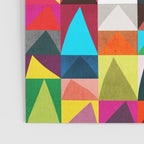 Abstract Geometric Mountains Poster Gallery Image 3