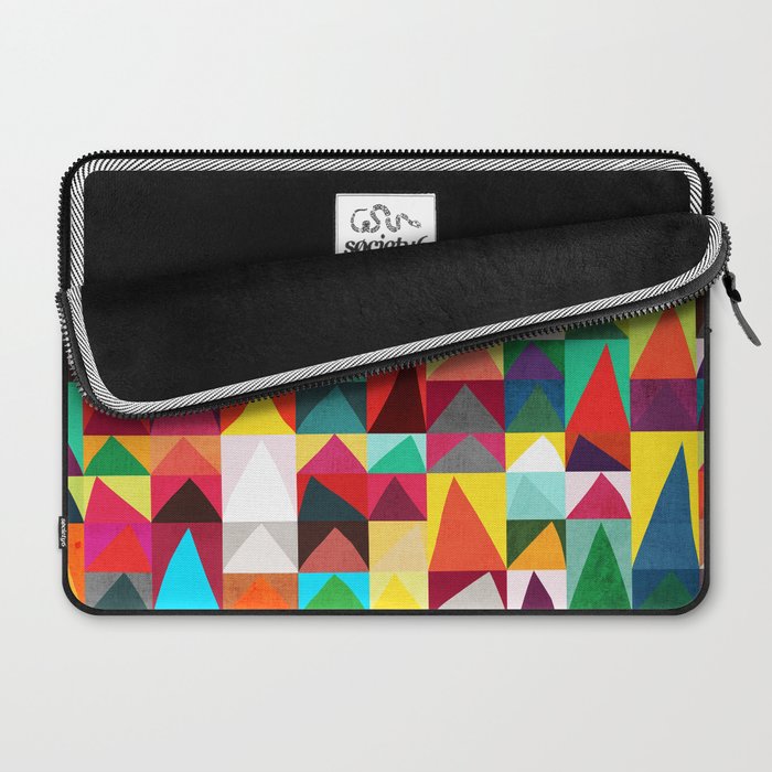 Abstract Geometric Mountains Laptop Sleeve Gallery Image 2