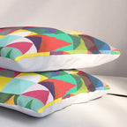 Abstract Geometric Mountains Pillow Sham Gallery Image 3