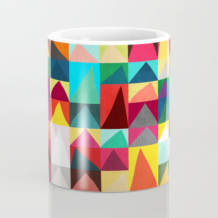 Abstract Geometric Mountains Coffee Mug Gallery Image 4