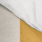 Mustard Yellow And Cream White Vertical Stripes Comforter Gallery Image 4