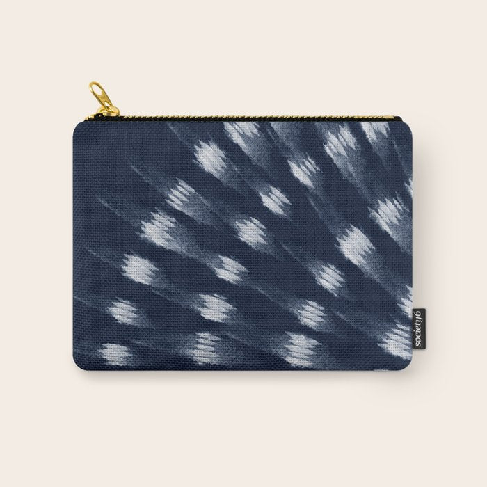 Shibori tie dye I Carry All Pouch Gallery Image 1