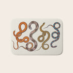 Albertus SEBA four snake scales  Bath Mat Gallery Image 1