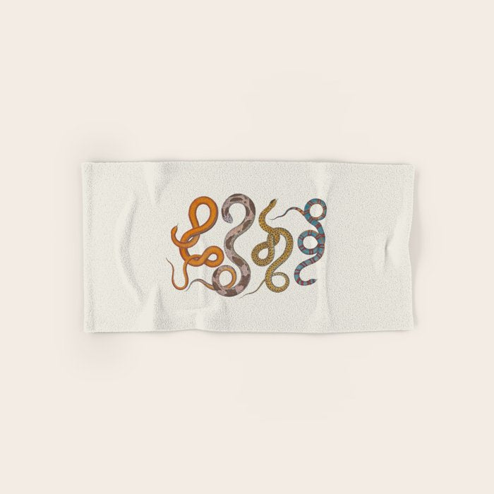 Albertus SEBA four snake scales  Bath Towel Gallery Image 1