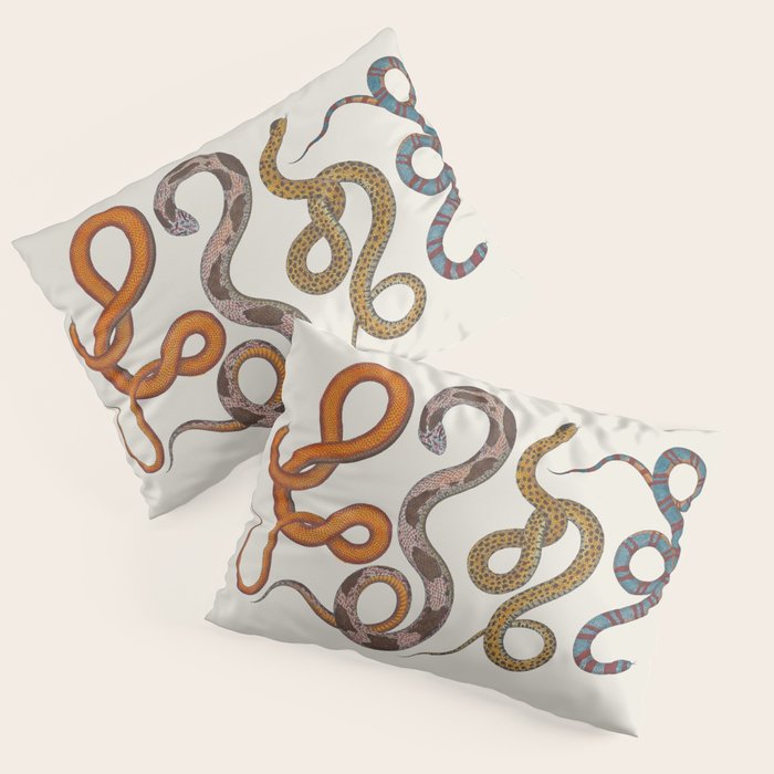 Albertus SEBA four snake scales  Pillow Sham Gallery Image 1