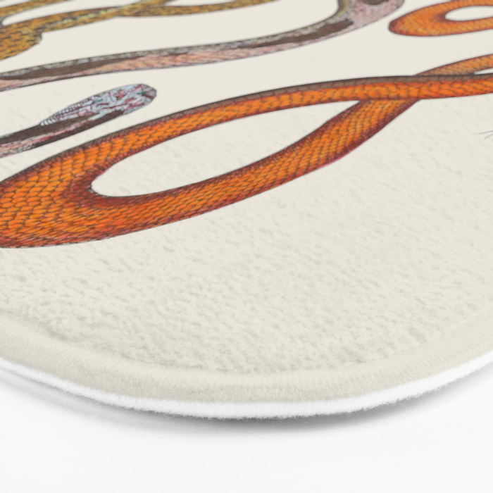Albertus SEBA four snake scales  Bath Mat Gallery Image 3