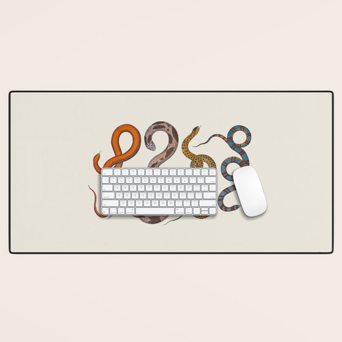 Albertus SEBA four snake scales  Desk Mat Gallery Image 1