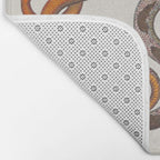 Albertus SEBA four snake scales  Bath Mat Gallery Image 2