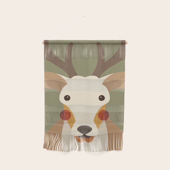 Red Deer Animal Portrait Wall Hanging Gallery Image 1