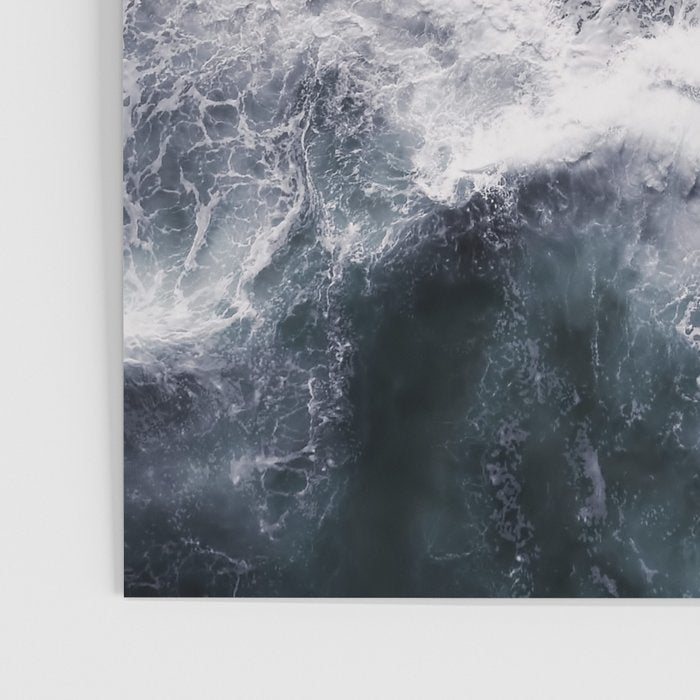 Minimal Aerial Beach -  Purple Sand -Ocean - Sea - travel photography  Poster Gallery Image 3