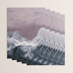 Minimal Aerial Beach -  Purple Sand -Ocean - Sea - travel photography  Wrapping Paper Gallery Image 3