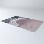 Minimal Aerial Beach -  Purple Sand -Ocean - Sea - travel photography  Rug Gallery Image 3