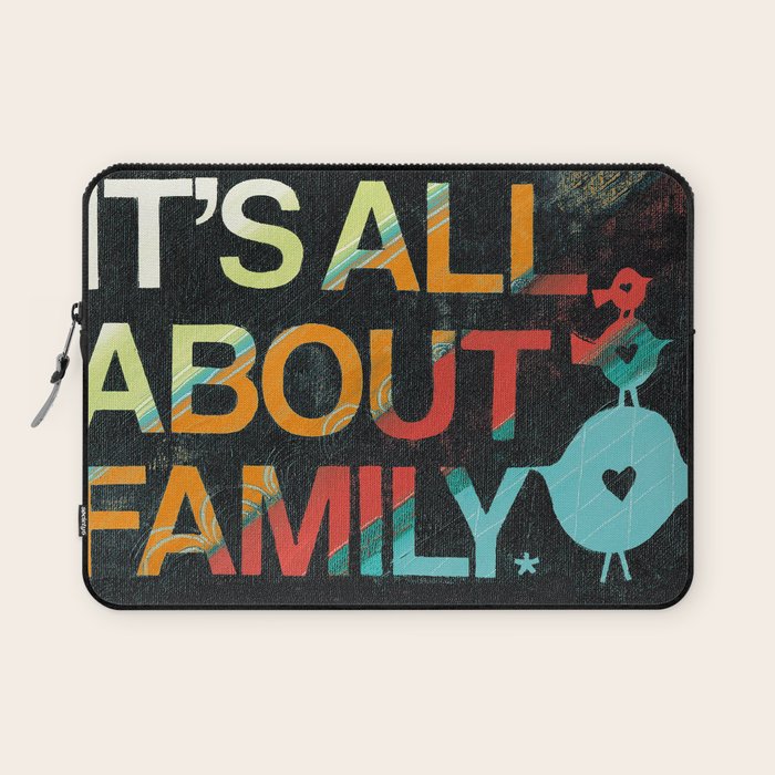 It's All About Family Laptop Sleeve Gallery Image 1