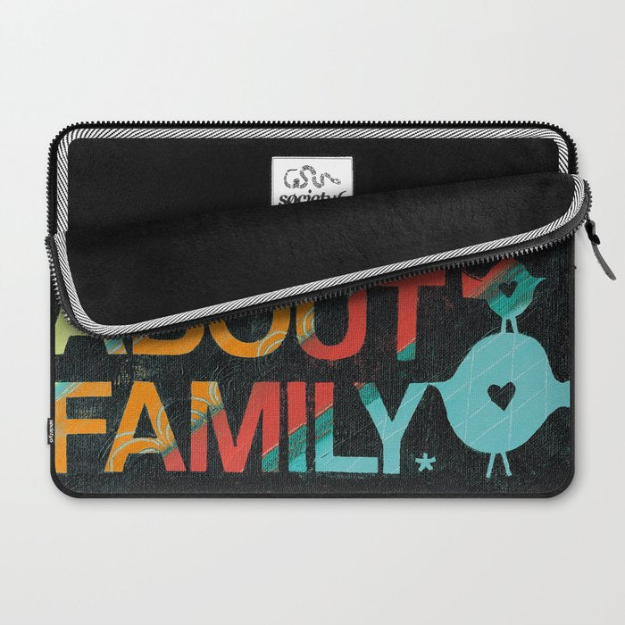 It's All About Family Laptop Sleeve Gallery Image 2