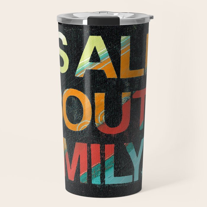 It's All About Family Travel Mug Gallery Image 1