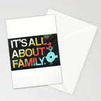 It's All About Family Stationery Card Gallery Image 2