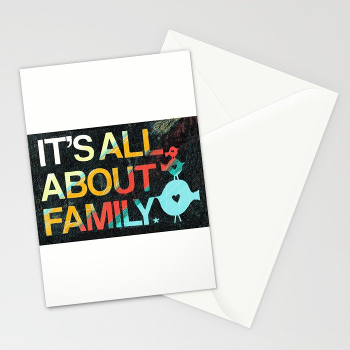 It's All About Family Stationery Card Gallery Image 2