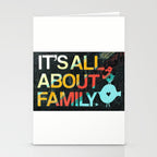 It's All About Family Stationery Card Gallery Image 2
