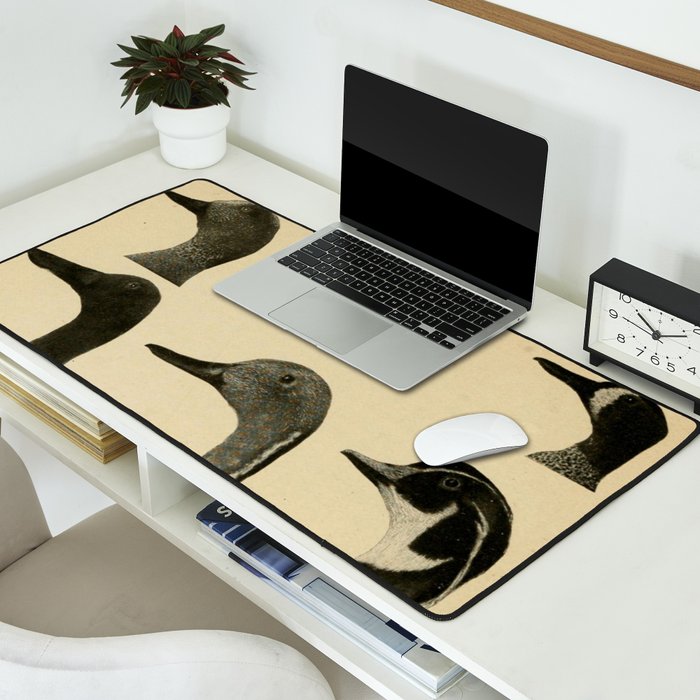 Vintage Duck Heads Desk Mat Gallery Image 2