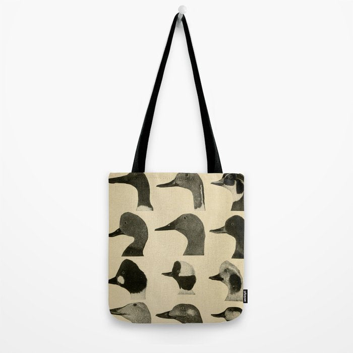 Vintage Duck Heads Tote Bag Gallery Image 2