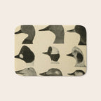 Vintage Duck Heads Bath Mat Gallery Image 1