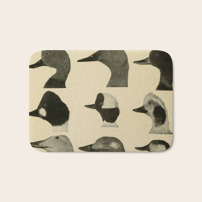 Vintage Duck Heads Bath Mat Gallery Image 1