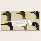 Vintage Duck Heads Desk Mat Gallery Image 1