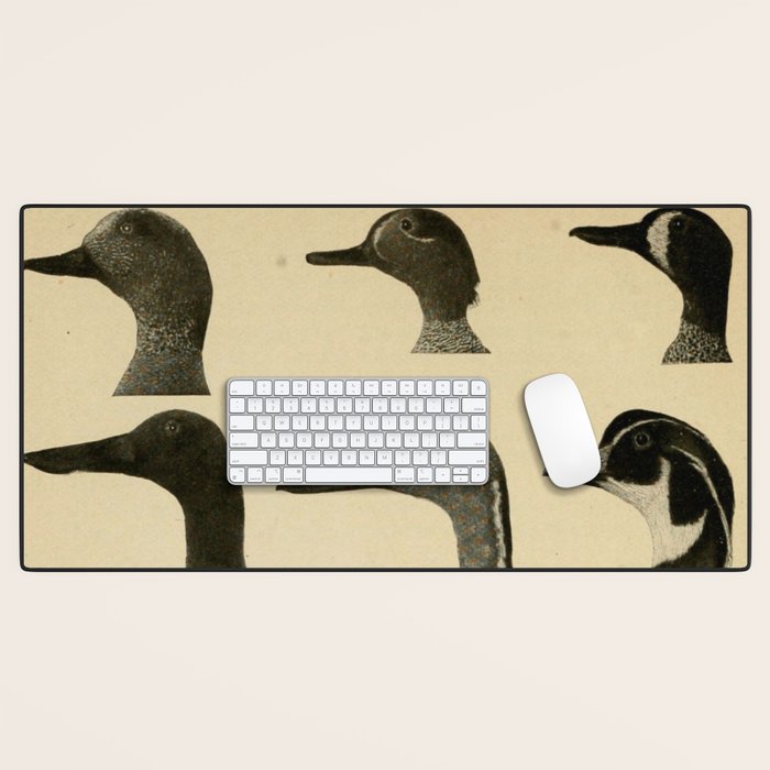 Vintage Duck Heads Desk Mat Gallery Image 1