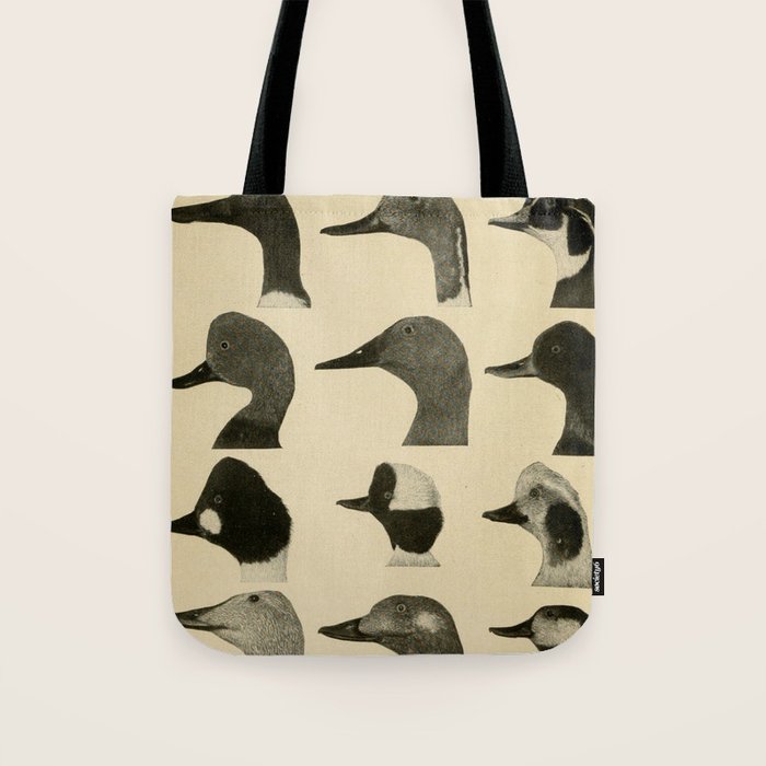 Vintage Duck Heads Tote Bag Gallery Image 1