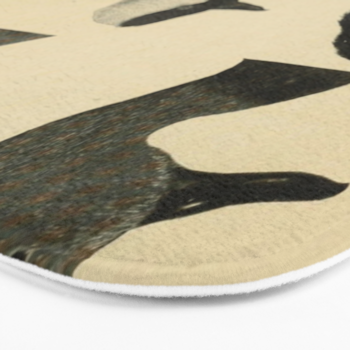 Vintage Duck Heads Bath Mat Gallery Image 3