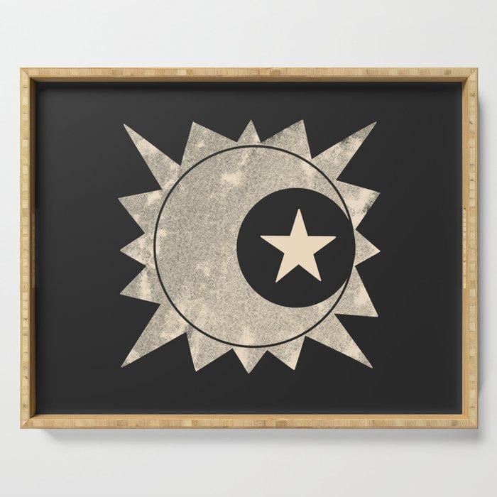 Sun Moon Star Serving Tray Gallery Image 1