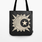 Sun Moon Star Tote Bag Gallery Image 1
