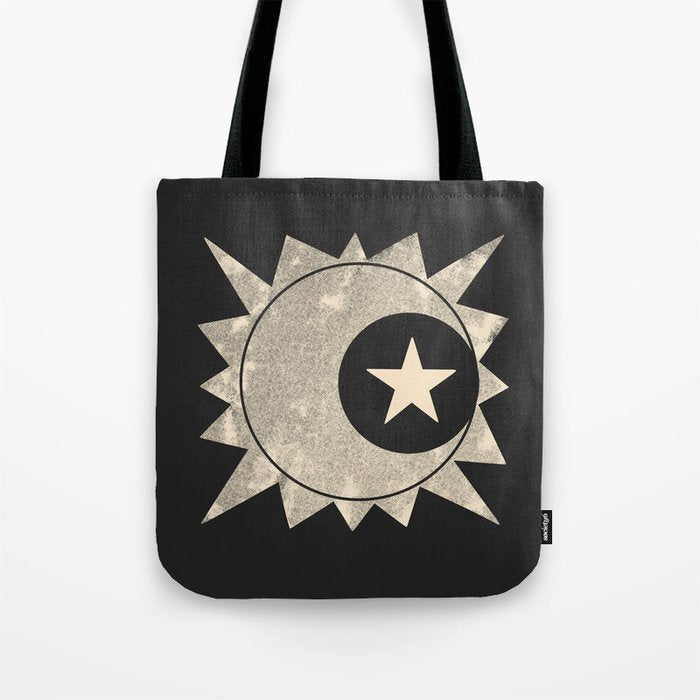 Sun Moon Star Tote Bag Gallery Image 1
