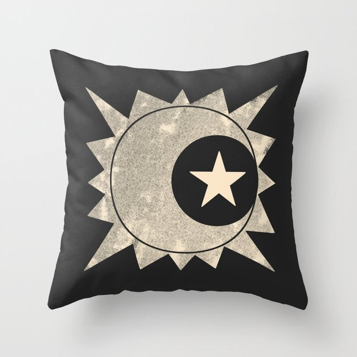 Sun Moon Star Throw Pillow Gallery Image 6