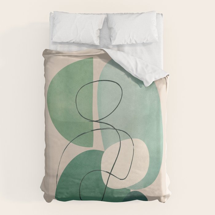 Floating Abstraction 8 Duvet Cover Gallery Image 6