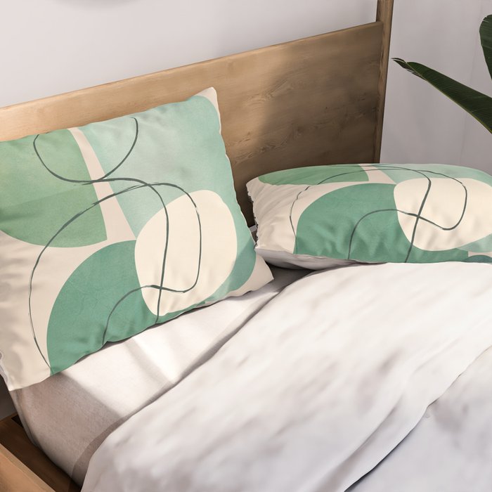 Floating Abstraction 8 Pillow Sham Gallery Image 2