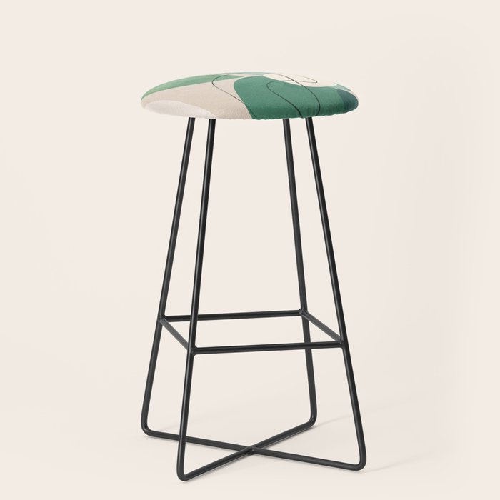 Floating Abstraction 8 Stool Gallery Image 1