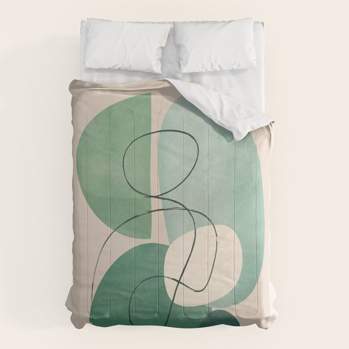 Floating Abstraction 8 Comforter Gallery Image 6