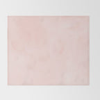 Seashell Pink Watercolor Throw Blanket Gallery Image 2
