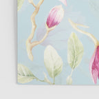 Hygge Hand Painted Watercolor Magnolia Blossoms Poster Gallery Image 3