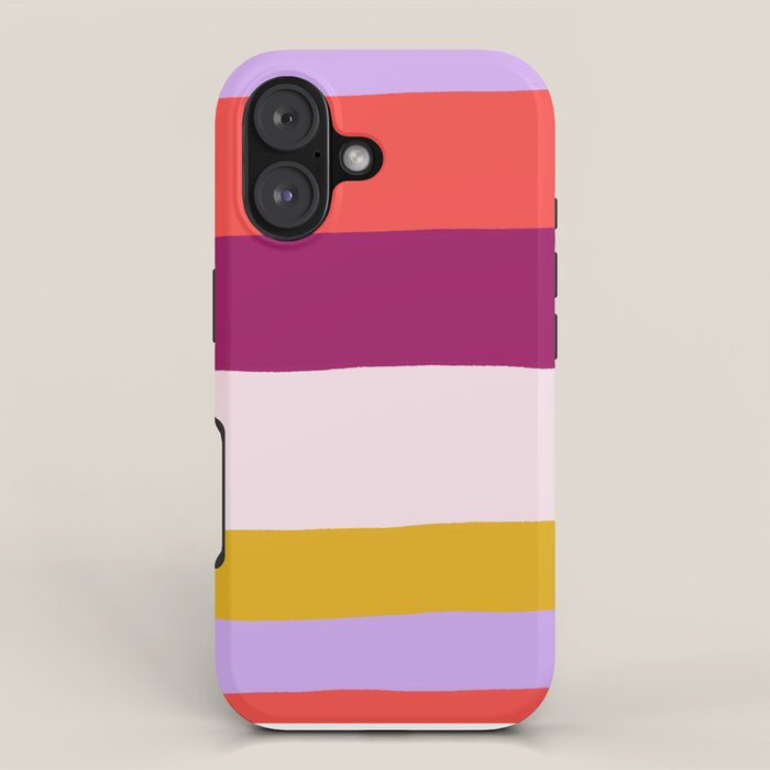 Sunset Stripes iPhone Case Gallery Image 1